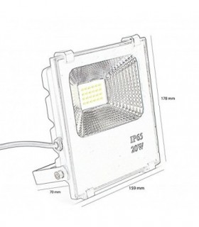 KHEBANG Foco Proyector LED 10W con Sensor De Movimiento