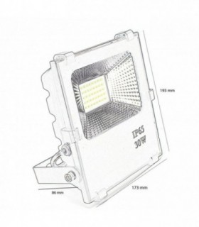 KHEBANG Foco Proyector LED 30W con Sensor De Movimiento